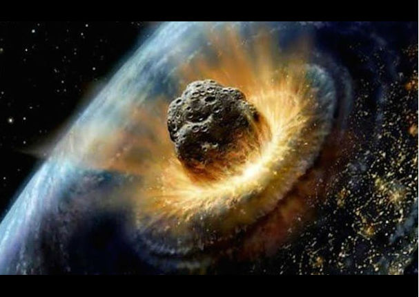 Se hacerca un gran asteroide en dirección hacia la tierra.