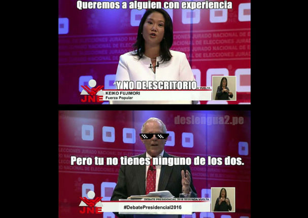 Debate Presidencial: Ríete con los mejores memes del encuentro entre Keiko y PPK (FOTOS) Debate Presidencial: Ríete con los mejores memes del encuentro entre Keiko y PPK (FOTOS)
