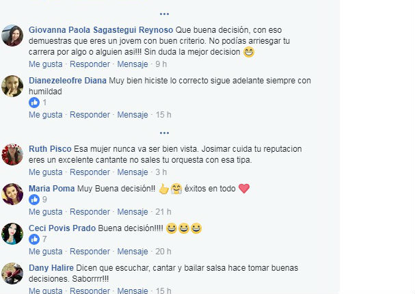 Josimar y su Yambú: Seguidores lo felicitan por sacar a 'Chabelita' de su agrupación (FOTOS) Josimar y su Yambú: Seguidores lo felicitan por sacar a 'Chabelita' de su agrupación (FOTOS)
