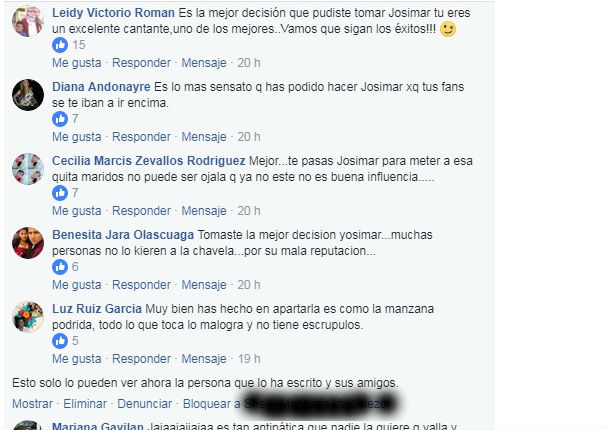 Josimar y su Yambú: Seguidores lo felicitan por sacar a 'Chabelita' de su agrupación (FOTOS) Josimar y su Yambú: Seguidores lo felicitan por sacar a 'Chabelita' de su agrupación (FOTOS)
