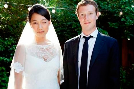 Se casó Mark Zuckerberg, fundador de Facebook