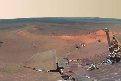 NASA difunde imagen panóramica de Marte