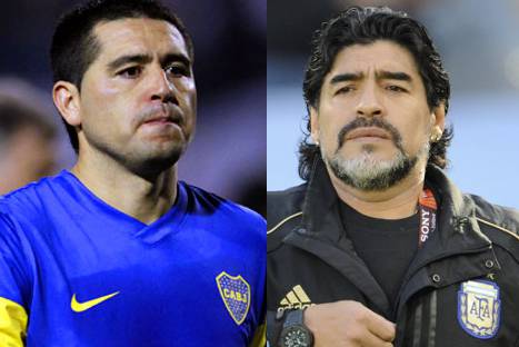 Maradona a Riquelme: Traicionaste al 75 porciento del país