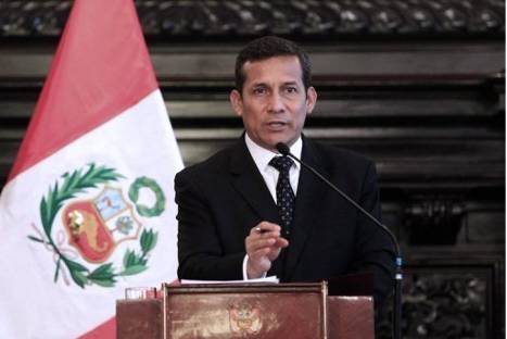 Presidente Humala asegura que crisis económica llegó al Perú