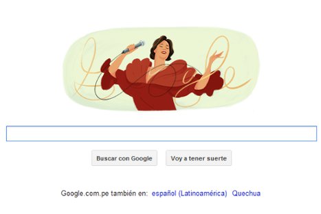 Google homenajea a Chabuca Granda con 'doodle'