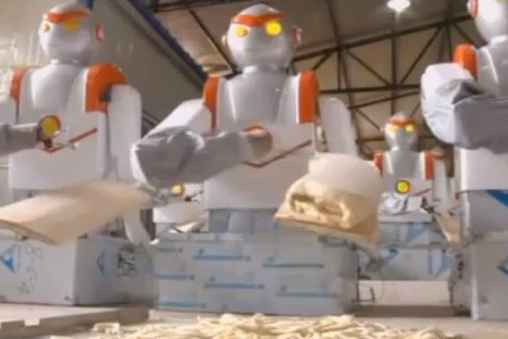 VIDEO: Robots 'cortadores de fideos' causan sensación en China