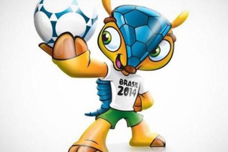 Este es 'Tatu-Bola', la mascota del Mundial Brasil 2014