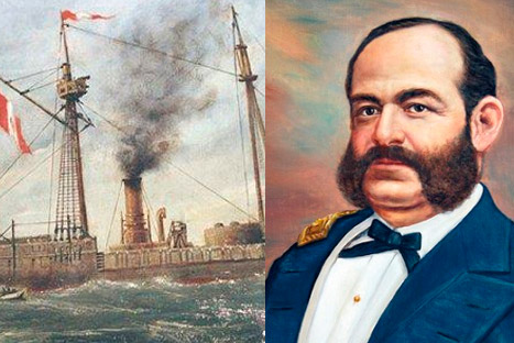 Hoy conmemoramos el sacrificio del almirante Miguel Grau