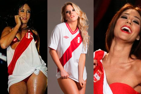 FOTOS: Tilsa, Leslie y Karen, Las bellezas que siempre alientan a la selección