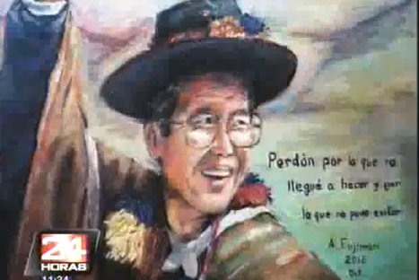 VIDEO: Alberto Fujimori pide perdón a través de un cuadro