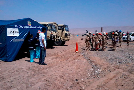 FOTOS: Simulacro binacional entre Perú y Chile se llevó a cabo con éxito