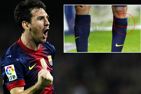 FOTOS: Messi homenajeó a su hijo en partido ante el Celta de Vigo