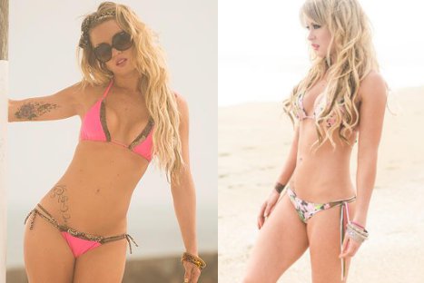Leslie Shaw 'remece' redes sociales con sexy colección de bikinis