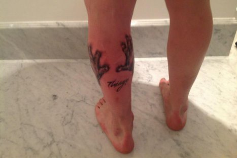 Mira el tatuaje de Lionel Messi en honor a su hijo Thiago