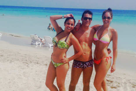 Karen Schwarz, Adolfo Aguilar y Maricarmen Marín disfrutan vacaciones en Varadero - FOTOS