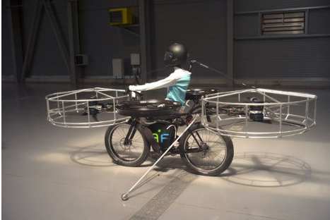 República Checa: Desarrollan una bicicleta voladora – FOTOS