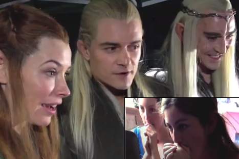 Mira la reacción de 'elfos' de 'El Hobbit' a video de dos fanáticas – VIDEO