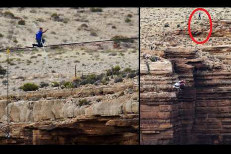 Equilibristas estadounidense logró cruzar cañón del río Colorado – FOTOS