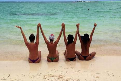 'Las Vengadoras' realizaron atrevido topless desde Punta Cana – FOTOS
