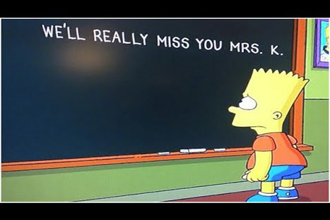 'Los Simpsons' están de luto: el adiós de Edna Krabappel - VIDEO