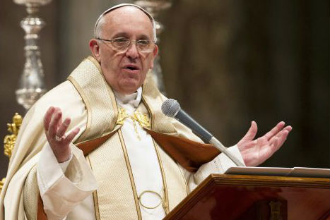 Papa Francisco pide unas fiestas navideñas 