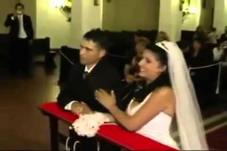 Novio arruinó su boda en tan solo 3 segundos - VIDEO