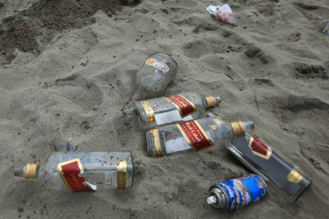 Así quedaron las playas luego de año nuevo - FOTOS