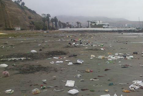 Así quedaron las playas luego de año nuevo - FOTOS