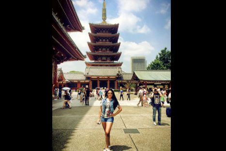 Maricarmen Marín pasará Fiestas Patrias en Japón (FOTOS/VIDEOS)