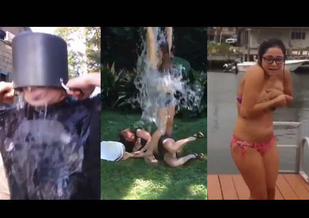 Una recopilación de los mejores 'bloopers' del 'Ice Bucket Challenge' (VIDEO)