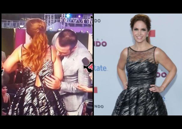 Lucero sufrió bochornoso incidente en los Premios Tu Mundo 2014 (VIDEO)