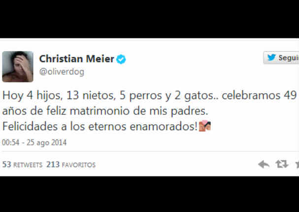 ¿Qué dijo Christian Meier luego de ser vinculado con Milett Figueroa?