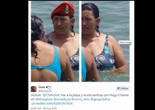'La doble' de Hugo Chávez genera divertidos 'memes' en las redes sociales (FOTOS)
