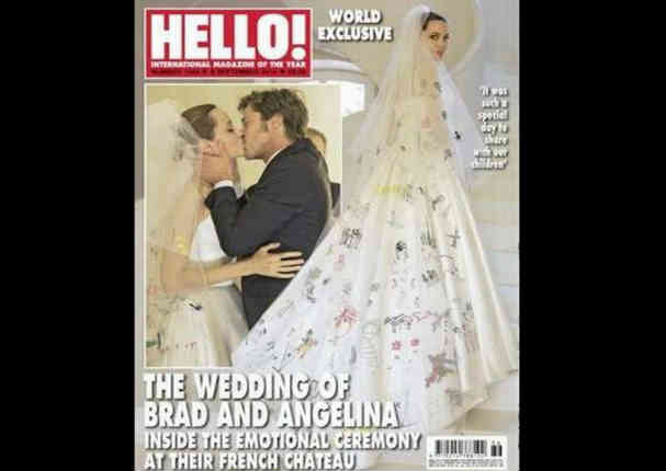 Se filtraron las primeras fotos de la boda de Brad Pitt y Angelina Jolie (FOTOS)