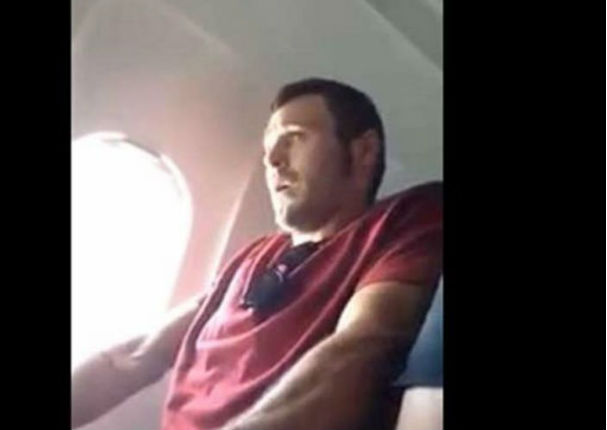 Mira la reacción de un nervioso hombre en su primer vuelo en avión (VIDEO)