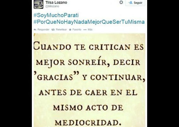 ¿Tilsa Lozano arremetió contra Magaly Medina vía Twitter? (FOTOS/VIDEO)