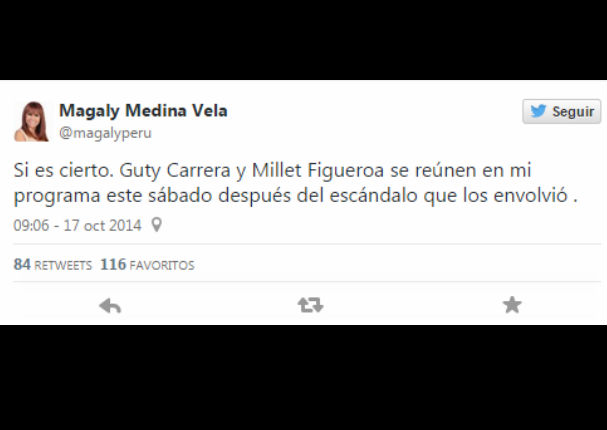 ¡Confirmado! Milett Figueroa y Guty Carrera frente a frente en el programa de Magaly (FOTOS)