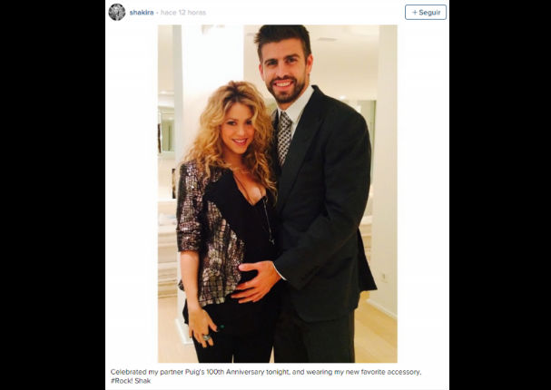 Shakira y Piqué presumen ‘su barriguita’ por primera vez (FOTOS)