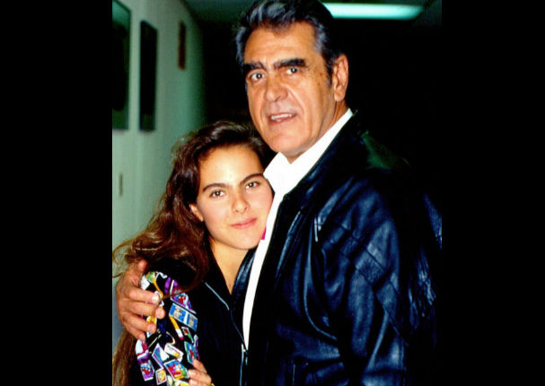 Kate del Castillo compartió tiernas fotos junto a su padre