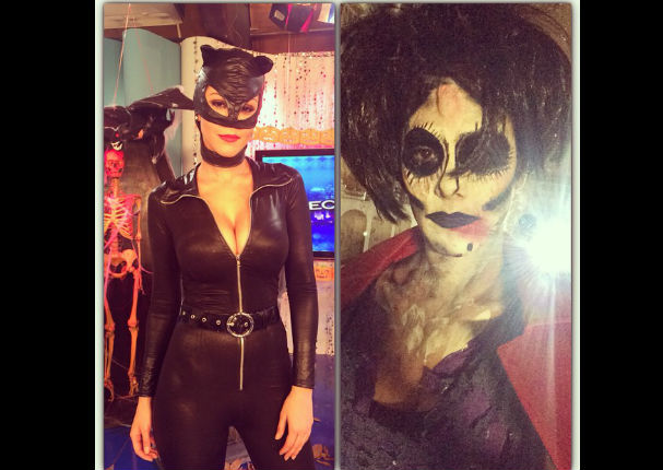 Mira a Karen Schwarz disfrazada de 'Gatúbela' por Halloween (VIDEO/FOTOS)