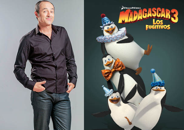 Carlos Alcántara será parte de 'Los pingüinos de Madagascar'