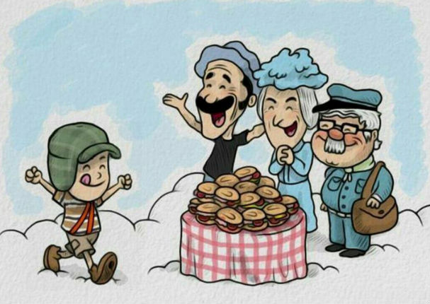 Despiden a Chespirito en redes sociales con  conmovedores dibujos - FOTOS