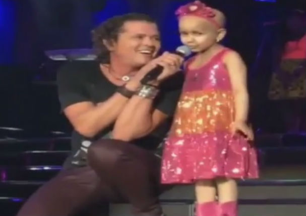 Carlos Vives invitó a niña con leucemia a cantar 'Volví a Nacer' y el resultado fue bello (VIDEO)