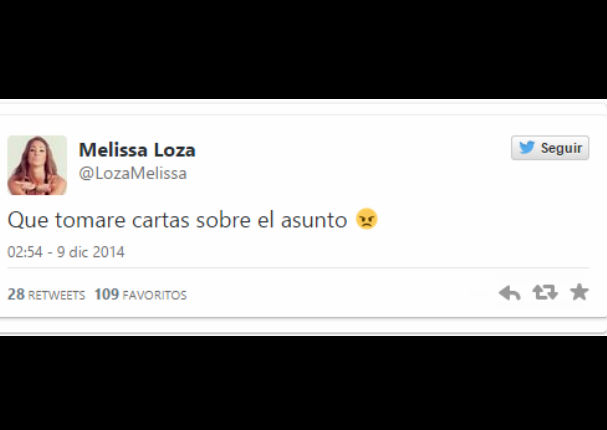 Melissa Loza denuncia cuenta de Twitter falsa de su hija (FOTOS)