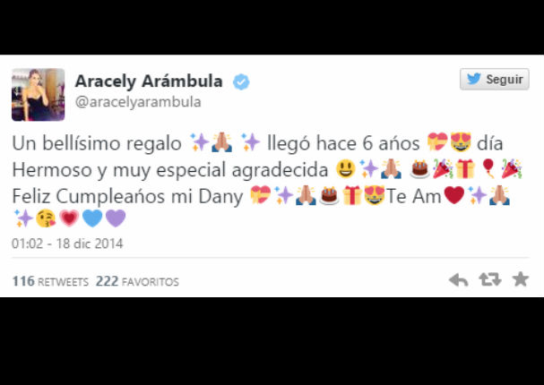 Aracely Arámbula compartió con sus seguidores emotivo mensaje (FOTOS)