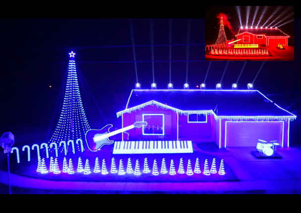 Luces navideñas se al compás de la música Star Wars | Internacionales | Radio panamericana