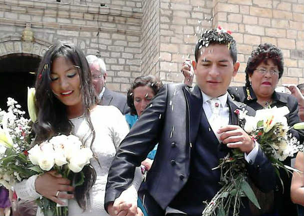 Magaly Solier contrajo matrimonio religioso en Huanta (FOTOS)