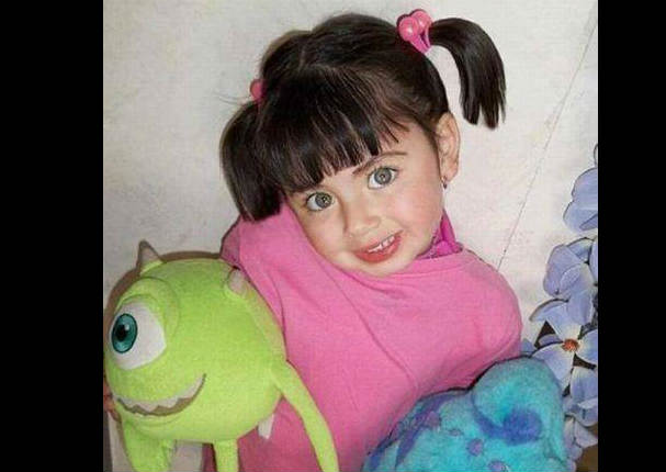 'Boo' la niña de 'Monsters Inc' existe en la vida real (FOTOS)
