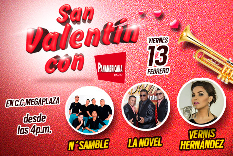 Concierto: Celebra San Valentín con Radio Panamericana este 13 de febrero