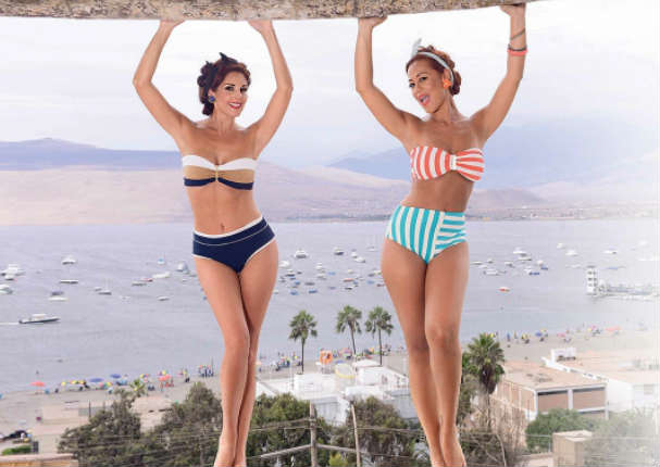 Fernanda Kanno y Rebeca Escribens protagonizan sexy sesión de fotos (VIDEO)